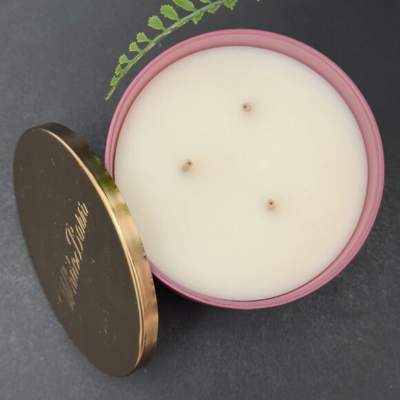 BBW Rose Water & Ivy White Barn Bath & Body Works 3 Wick Candle - Picture 6 of 10